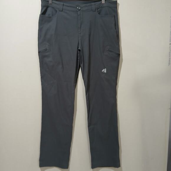 Eddie Bauer First Ascent Womens 14 Guide Pro Pants Grey Hiking Outdoor - Picture 1 of 14